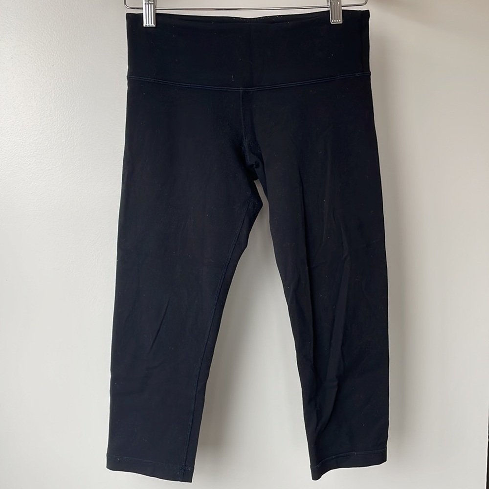 Lululemon Wunder Under 20” inseam (3/4 Cropped) Legging Black